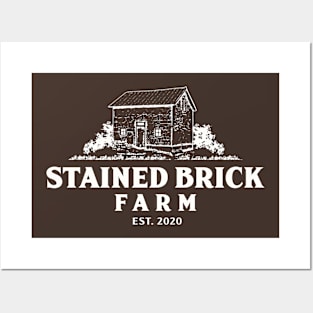 Stained Brick Farm Posters and Art